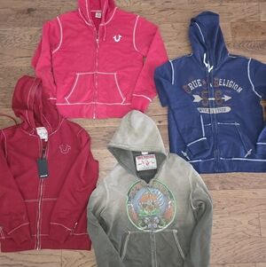 True Religion Vintage Hoodie Bundle